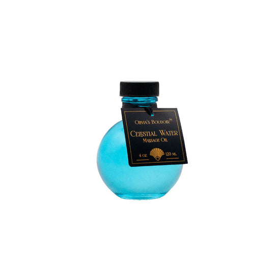 Olivia''s Boudoir Massage Oil Celestial Water 4 oz.