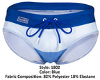 Clever 1802 Wave Swim Briefs Color Blue