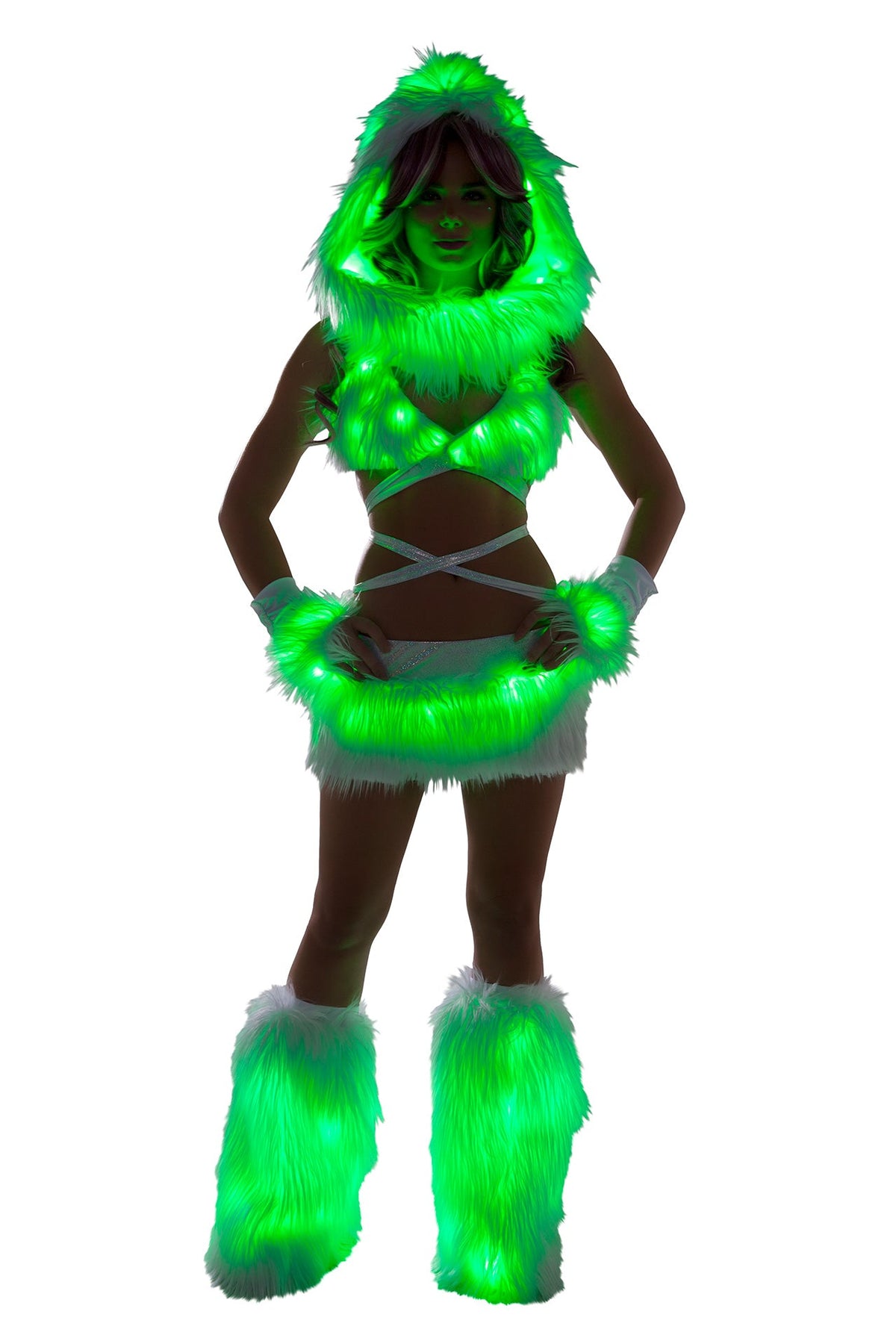 White/Green / S/M
