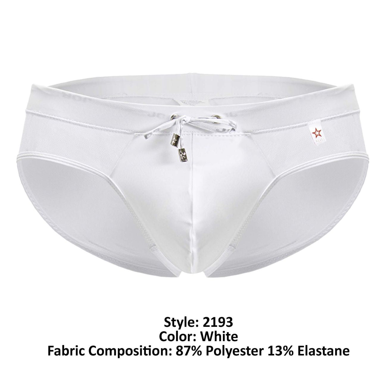 JOR 2193 Mystic Swim Briefs Color White