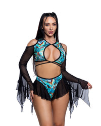 JR265 - Butterfly Flow Top