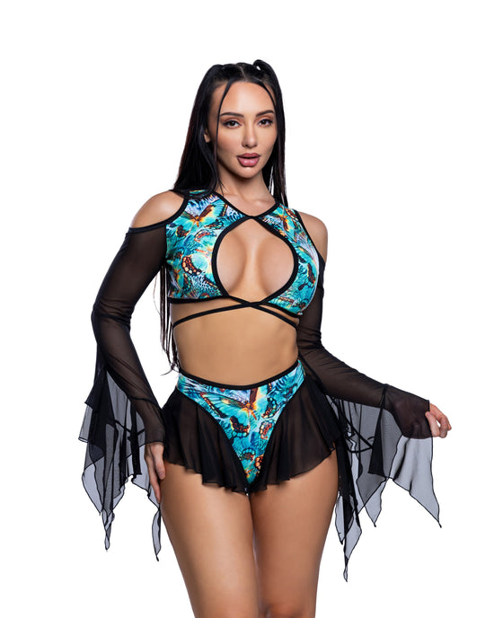 JR265 - Butterfly Flow Top