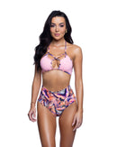 JR268 - Butterfly High-Waist Shorts