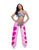JR301 - Faux Fur Heart Chaps