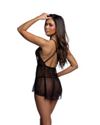 LI1042 - Midnight Rose Babydoll