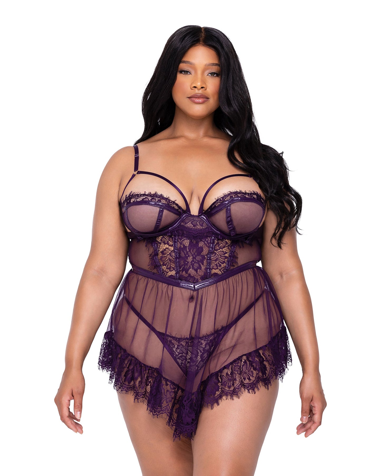 Sugar Plum Babydoll 2-Piece Set