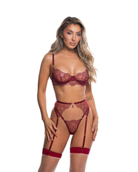 LI835 - Beaded Belle 3-Piece Garter Set