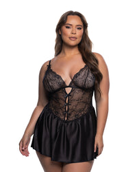 LI838 - Paradise Dream Babydoll 2-Piece Set