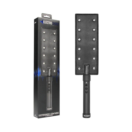 Rechargeable E-Stimulation Paddle Black