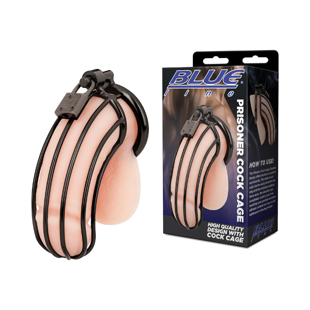Prisoner Cock Cage Black