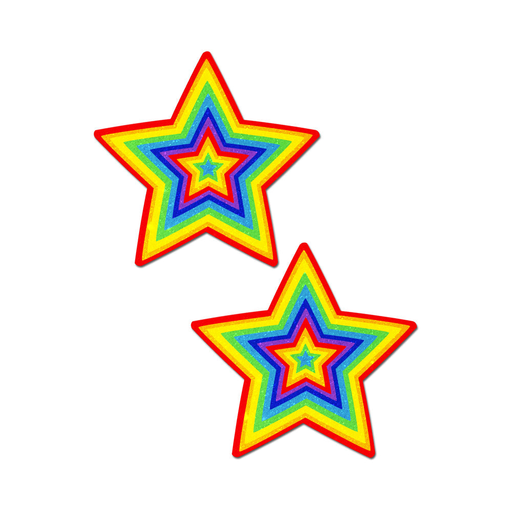 Glitter Pumping Star Pasties