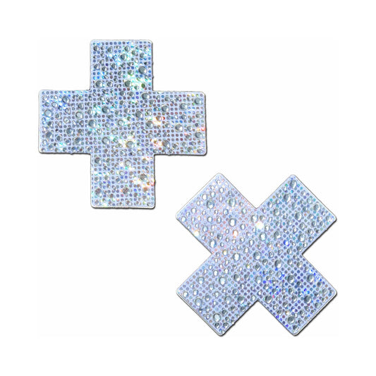 Crystal Sparkling Crosses Pasties