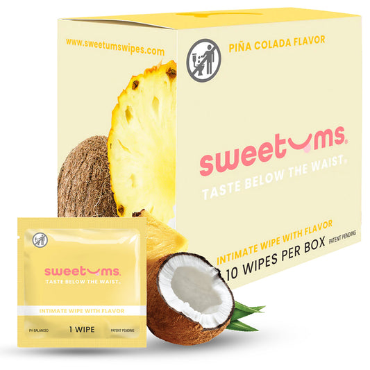 Intimate Wipes Pina Colada Flavor
