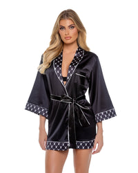 PBLI150 - Playboy Bunny Smoke Lounge Robe