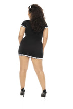 Flirty French Maid Costume Plus