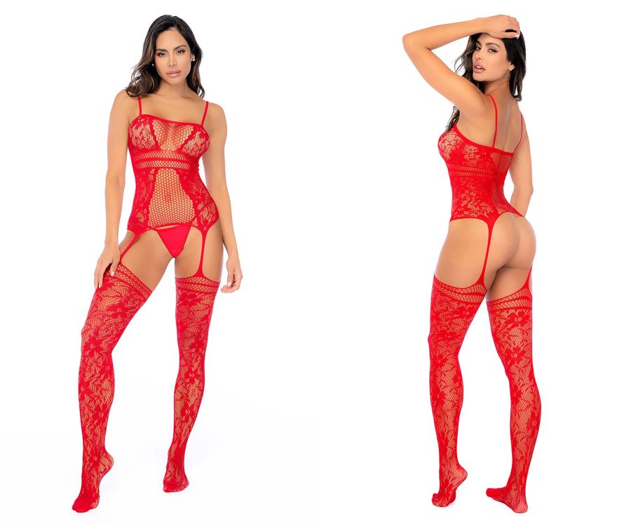 Fishnet Stocking Necklines Straps
