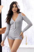 Long Sleeve Sleep Romper
