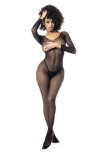 Long Sleeved Fishnet Bodystocking
