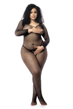 Long Sleeved Fishnet Bodystocking