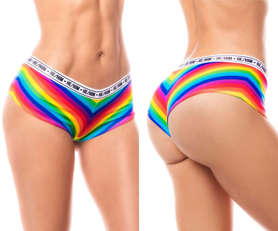 Rainbow Cheeky Short