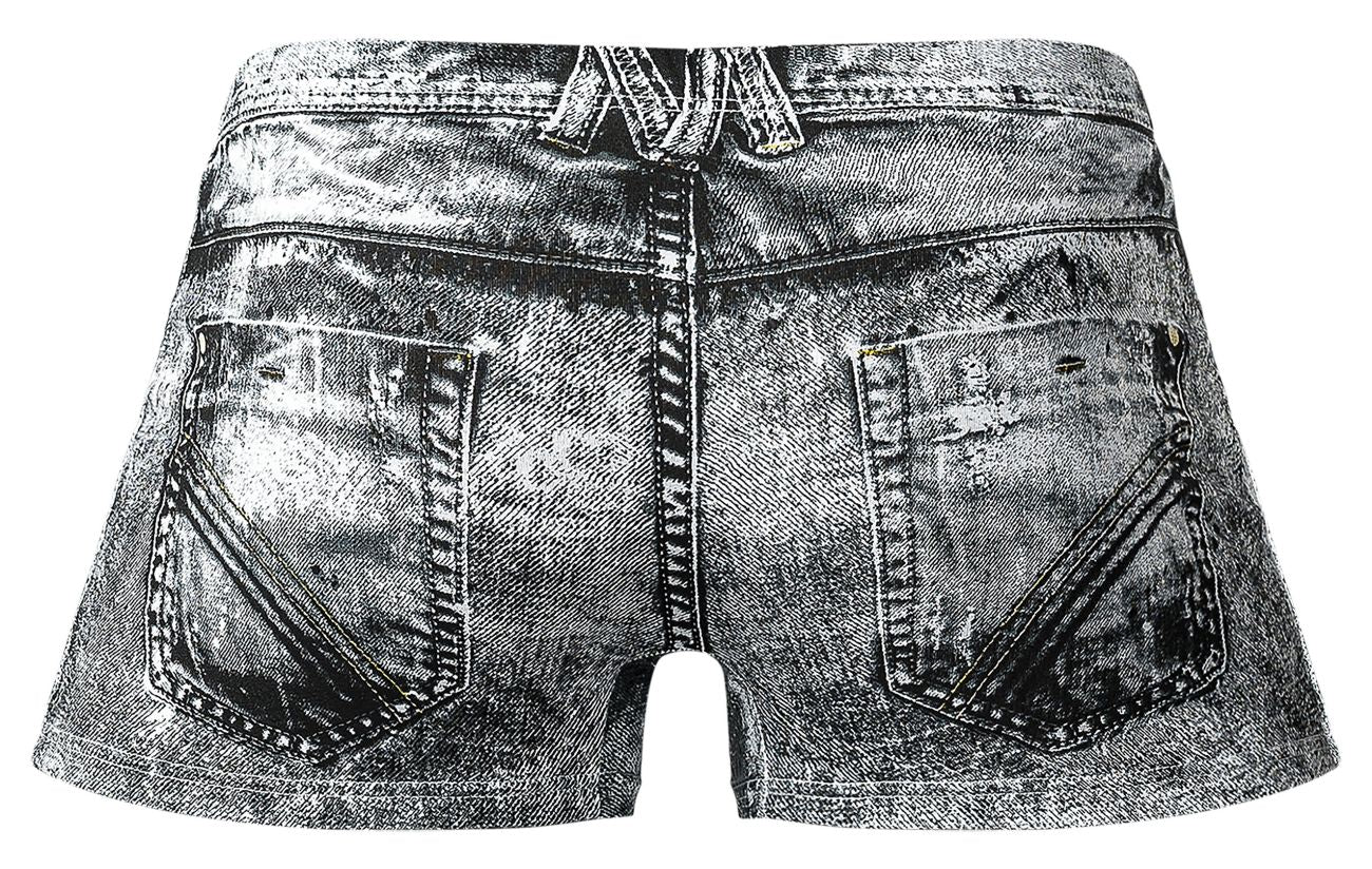 Dirty Denim Mini Short