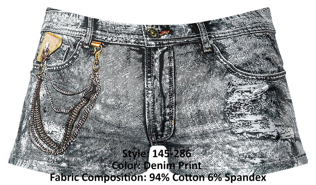 Dirty Denim Mini Short
