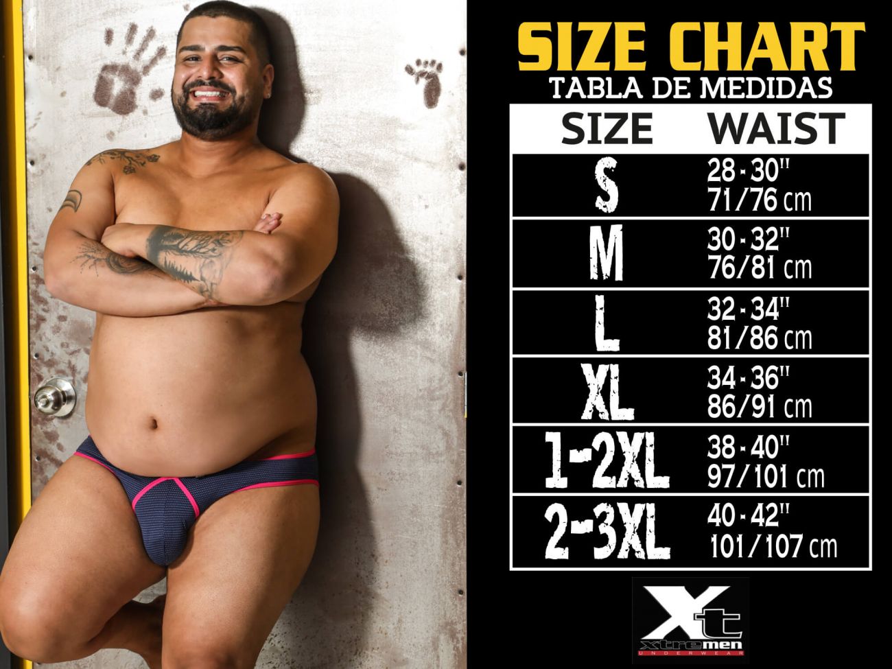 Xtremen 51443C Jacquard Camouflage Boxer Briefs Color Gray