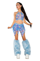 JR162 - Mesh Flow Skirt